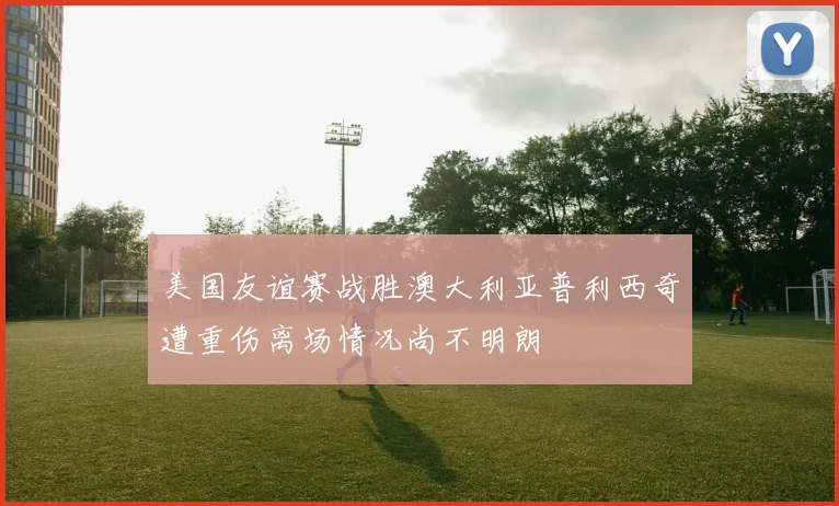 美国友谊赛战胜澳大利亚普利西奇遭重伤离场情况尚不明朗